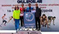 Elazığlı genç atletler Eskişehir pistinde madalyaları topladı