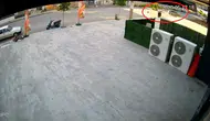 Diyarbakır Silvan Bulvarı'nda motosiklet kazası kameraya yansıdı