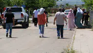 Diyarbakır mezarlıklarında bayram yoğunluğu trafiği kilitledi