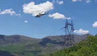 Diyarbakırda elektrik hatlarına helikopterli müdahale dönemi