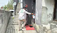 Ağrı’da ihtiyaç sahiplerinin bayram sofraları kurban etiyle şenlendi