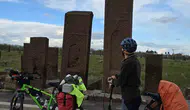 İki Elazığlı öğretmen Van Gölü etrafında 423 kilometre pedal çevirdi