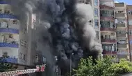 Kızıltepe’de beyaz eşya dükkanında korkutan yangın
