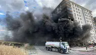 Şanlıurfa’da apartman altındaki dükkanda yangın paniği