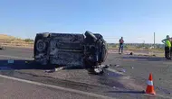 Bozova yolunda otomobil takla attı 2 can kaybı