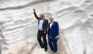 Batmanın zirvesinde haziran ayında kış keyfi