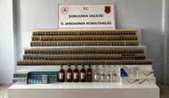 Viranşehir yolunda kaçak tütün ve alkol operasyonu