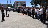 Derik'te olası felaketlere karşı yangın ve tahliye provası yapıldı