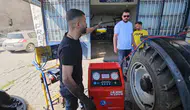 Ercişli sürücüler kavurucu sıcaklar öncesi sanayiye koştu