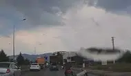 Elazığ trafiğinde yürekleri ağza getiren şov