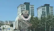 Elazığ’da yola beton akıtan miksere ağır fatura