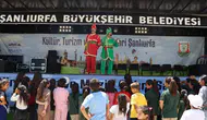 Şanlıurfa Küçükalanlı köyünde çocuklar için sanat şenliği kuruldu