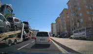 Diyarbakır trafiğinde ucuz atlatılan tehlike kamerada