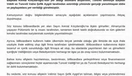Tunceli'deki Kılıçdaroğlu afişleri için Valilikten açıklama geldi