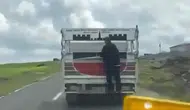 Siverek yolunda yürekleri ağza getiren tehlikeli yolculuk