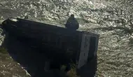 Zap Suyu'nda ölüm kalım savaşı veren sürücü saatlerce kurtarılmayı bekledi