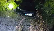 Elazığ yolunda kaza otomobil şarampole devrildi