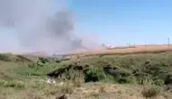 Silvan'da hasat zamanı 150 dönüm tarla küle döndü