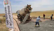 Şanlıurfa’da üç ilçeyi birleştiren yolda beton dönemi başlıyor