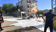 Elazığ’da seyir halindeki otomobil alevlere teslim oldu