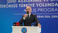 Ankara'dan Şırnak'a terörsüz Türkiye mesajı Bu yolun dönüşü yok