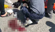 Nusaybin yolunda motosiklet kazası bir kişi ağır yaralandı