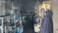 Bağlar’daki tamir dükkanında korkutan yangın
