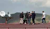 Hasan İ. Yüksekova çatısında 241. kez eyleme geçti