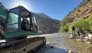 Bingöl’de kayıp kişiyi bulmak için çayın yönünü değiştirdiler