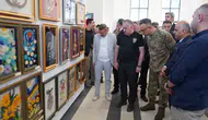 Vanlı mahkumların bir yıllık emeği sanat galerisinde buluştu