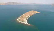 Hazar Gölü'nün gözbebeği Tavşan Adası turizme açılıyor