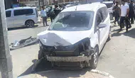 Şanlıurfa Birecik’te kavşak kazası kamerada