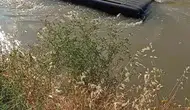 Silvan yolunda minibüs sulama kanalına düştü