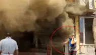 Mardin Nusaybin'de bir halı mağazası çıkan yangınla küle döndü