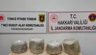 Yüksekova sınırında yakalanan şüpheliden yüklü miktarda uyuşturucu çıktı