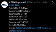 Silvan merkezli sarsıntı bölgeyi hareketlendirdi