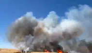 Siirt Kurtalan'da buğday tarlaları çıkan yangın sonucu büyük zarar gördü