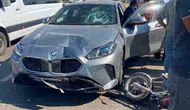 Akçakale yolunda motosiklet ile otomobilin karıştığı kazada iki kişi yaralandı