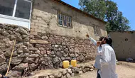 Yüksekova’da bir ailenin evini yılanlar istila etti