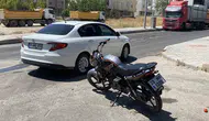 Elazığ Kırklar Mahallesinde Motosiklet ve Otomobil Çarpıştı