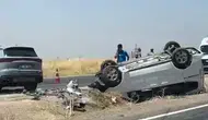 Silvan yolunda iki otomobilin karıştığı kazada dokuz kişi yaralandı