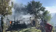 Bingöl Genç ilçesindeki bahçe yangını ormana ulaşmadan kontrol altına alındı