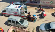 Elazığ Salıbaba Mahallesinde otomobil ile motosiklet çarpıştı