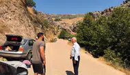 Çermik’in serin sularında tatil yapan turistler belediye başkanıyla buluştu