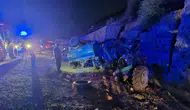 Bingöl yolunda traktör devrildi 37 yaşındaki sürücü hayatını kaybetti