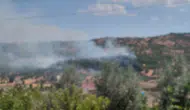 Dicle kırsalında başlayan örtü yangını ekipleri harekete geçirdi