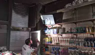 Van Erciş'te bir dükkanda çıkan yangın korkulu anlar yaşattı