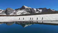 Tunceli Mercan Vadisi baharın gelişiyle buzullardan arınmaya başladı