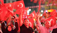 Şanlıurfa Rabia Meydanı 15 Temmuz anması için binlerce kişiyi ağırladı