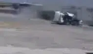 Viranşehir kara yolunda TIR ile kamyonun karıştığı ölümlü kaza görüntülendi